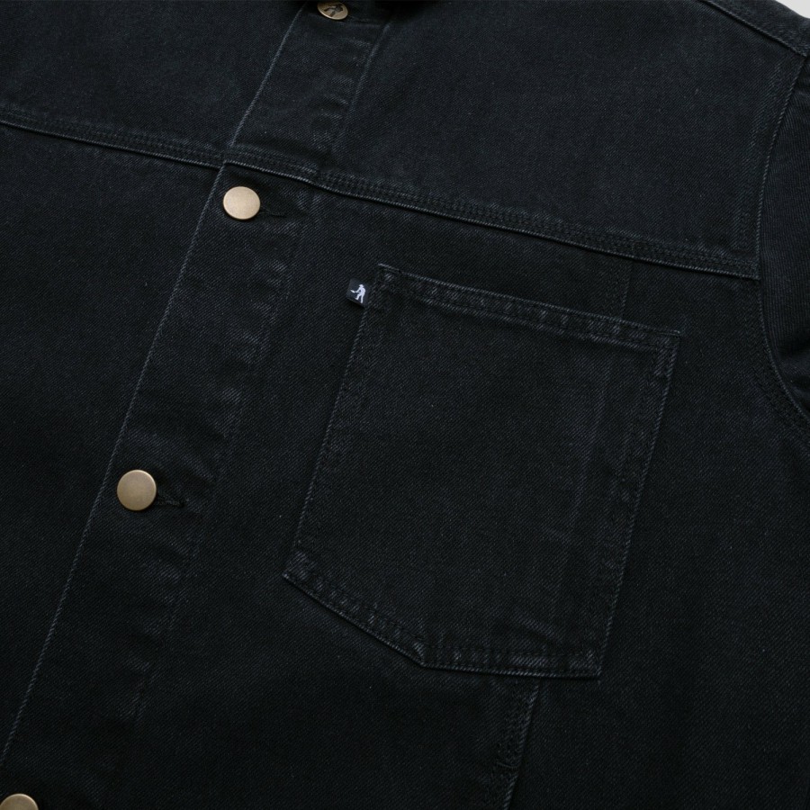 Jackets PASS~PORT | Pass~Port Workers Club Lined Denim Jacket - Black