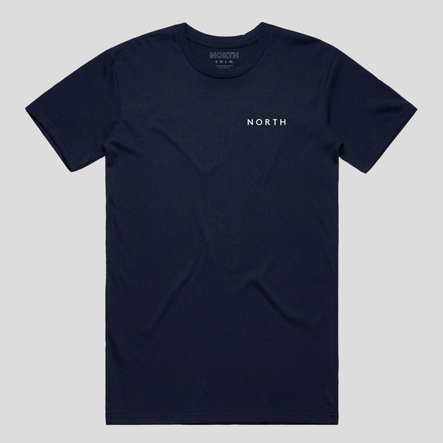 Tees North Skate Mag | North Film Star Logo Tee - Navy / White