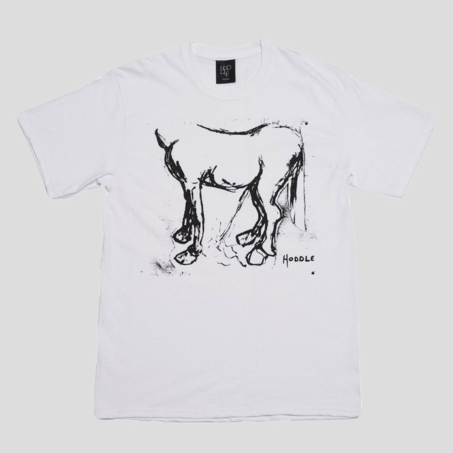 Tees HODDLE | Hoddle "Horse" Tee White