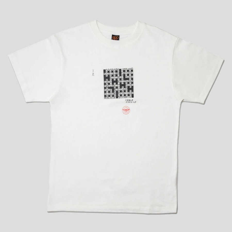 Tees HODDLE | Hoddle " Crossword" Tee White