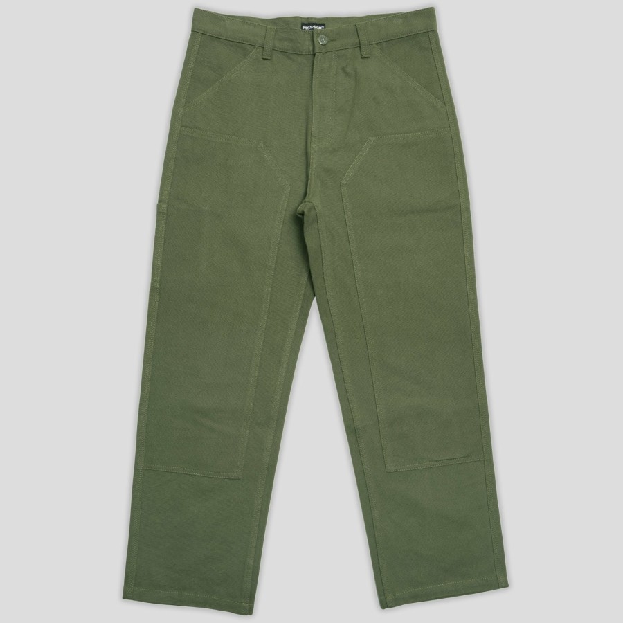 Pants PASS~PORT | Pass~Port Double Knee Diggers Club Pant - Olive