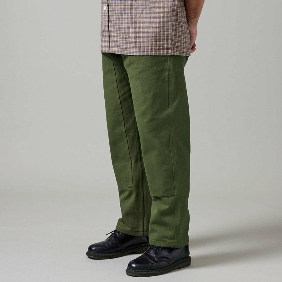 Pants PASS~PORT | Pass~Port Double Knee Diggers Club Pant - Olive