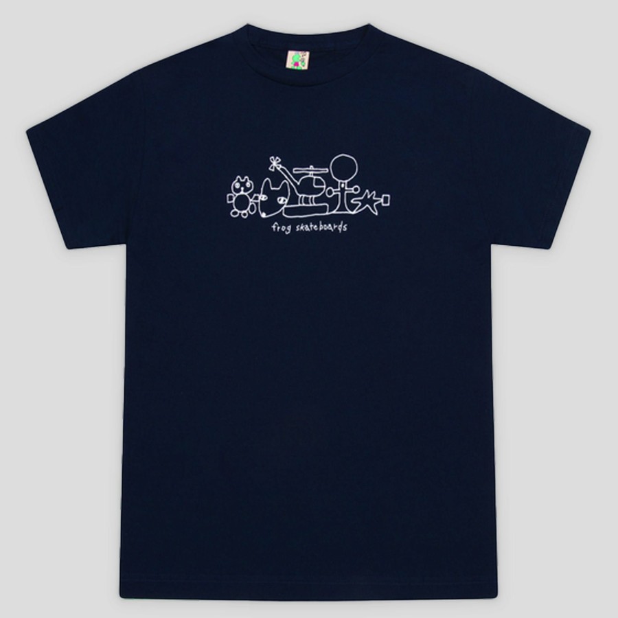 Tees FROG | Frog Skateboards Chopper Tee - Navy