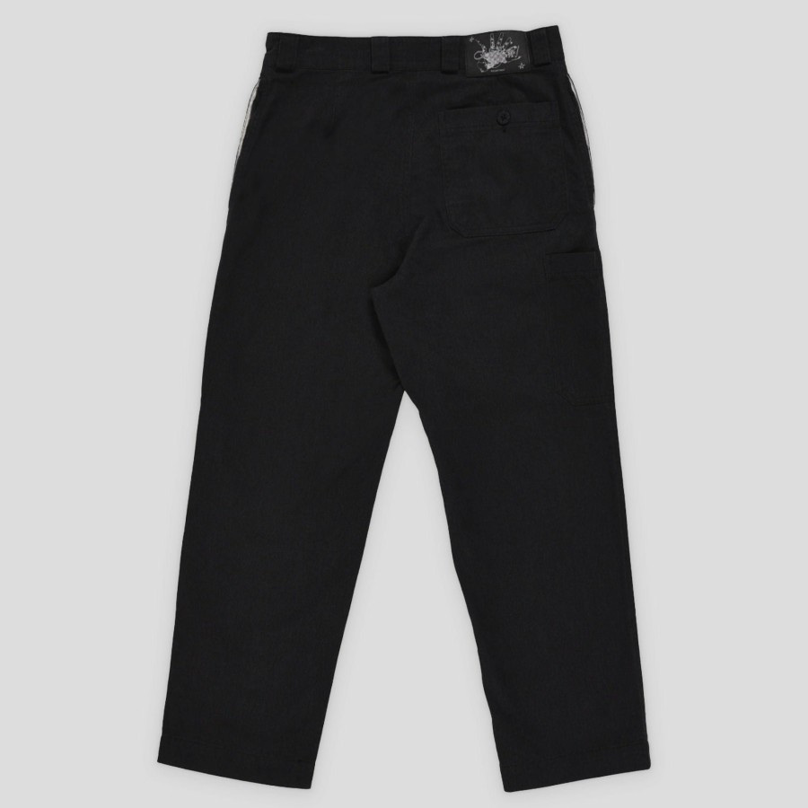 Pants QUASI | Quasi Pocket Pant - Washed Black