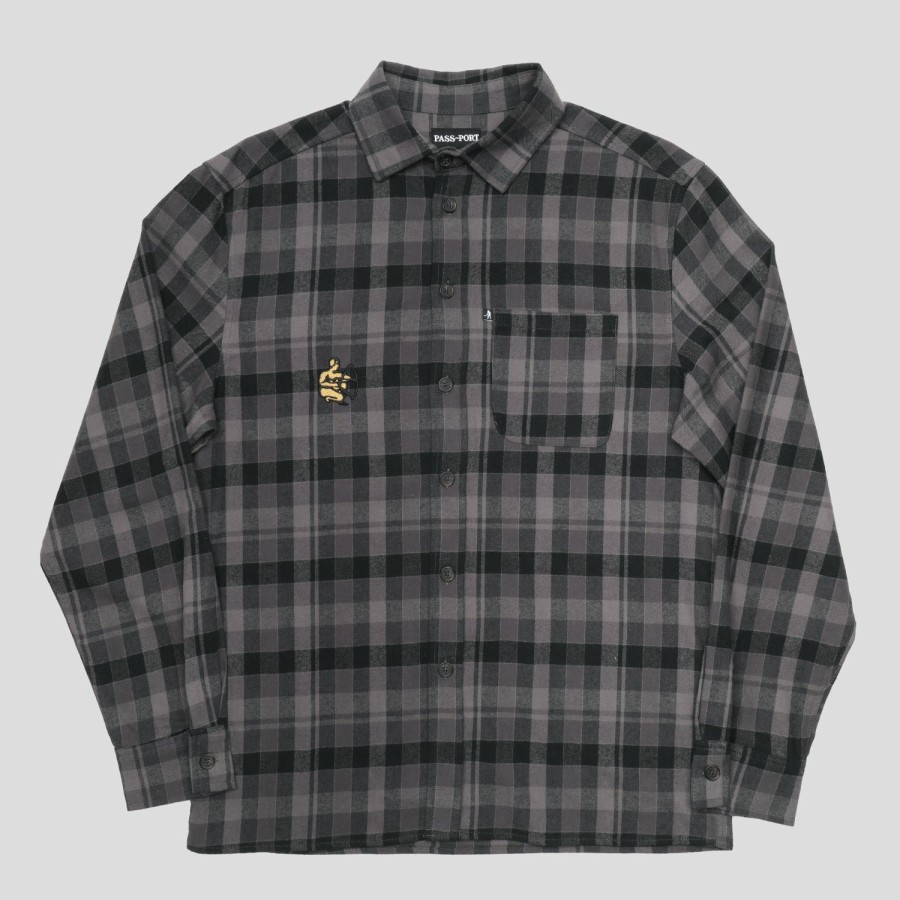 Shirts PASS~PORT | Pass~Port Potters Mark Workers Flannel - Grey