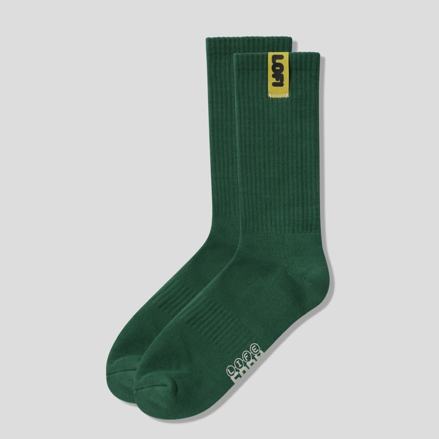 Accessories LO-FI | Lo-Fi Pigment Dye Socks - Moss