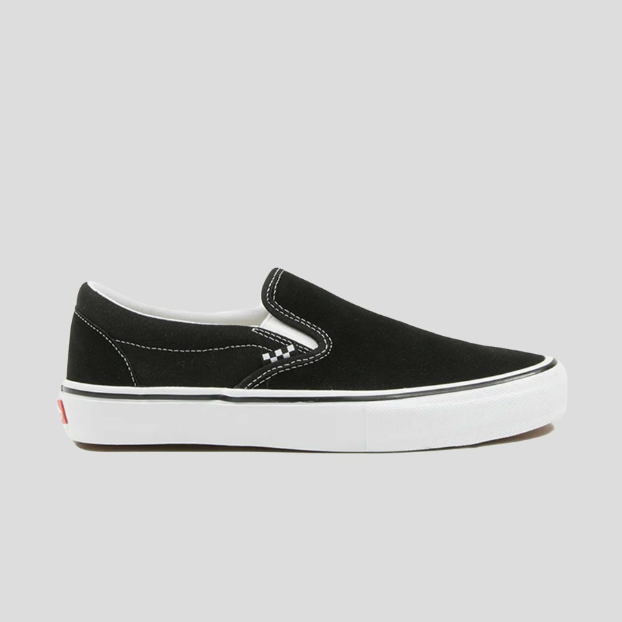 Footwear VANS | Vans "Skate Slip-On" Shoe Black/White