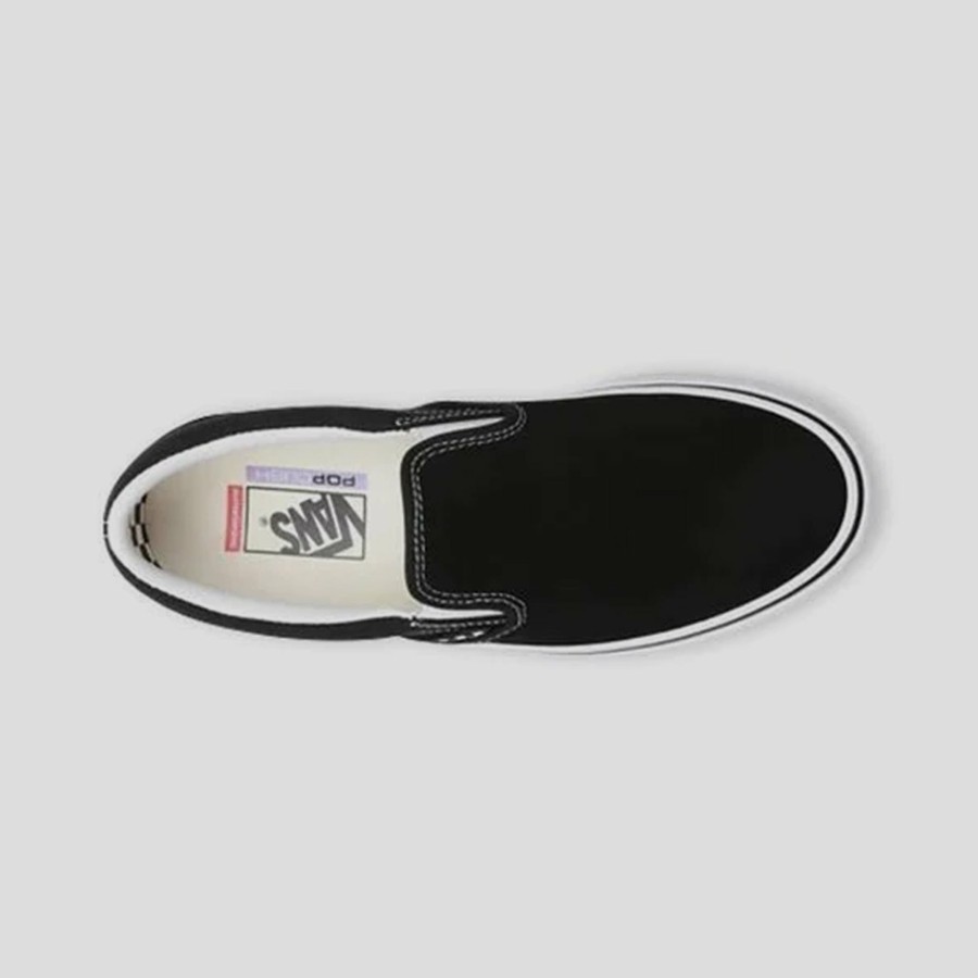 Footwear VANS | Vans "Skate Slip-On" Shoe Black/White