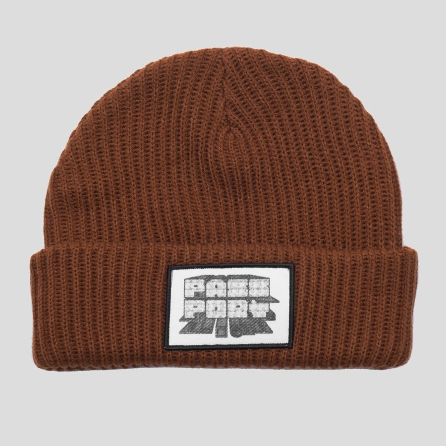 Headwear PASS~PORT | Pass~Port Shippin' Steel Beanie - Choc