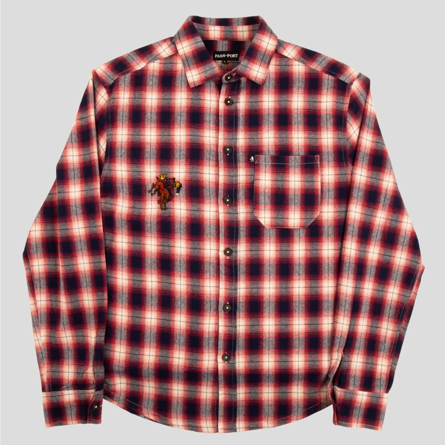 Shirts PASS~PORT | Pass~Port "Horsey" Flannel Chocolate